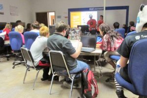 FIRST Tech Challenge Workshop a Blast for ECPI University Students